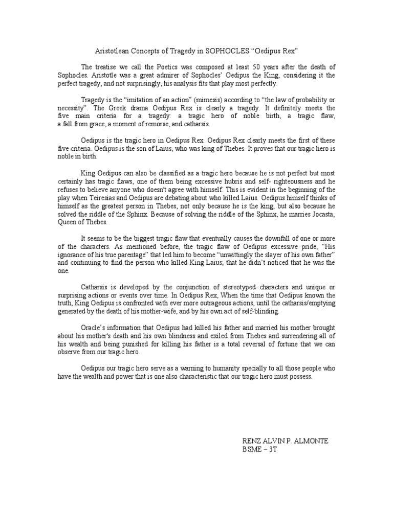oedipus the king summary oedipus the king analysis